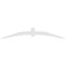 Ekena Millwork Archdale Architectural Grade PVC Gable Bracket, 72"W x 12"H x 2"D x 4"F, 4/12 Pitch GBP072X12X0204ARC00 - alternate 2